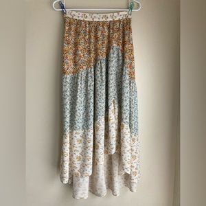 NWT American Eagle Floral Midi Skirt XS